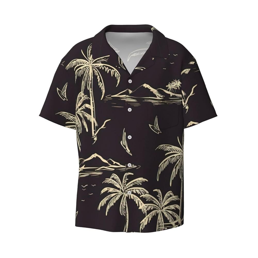 トップス WIND AND SEA Palm tree Open Collar Shirt WIND AND SEA Palm tree Open Collar Shirt